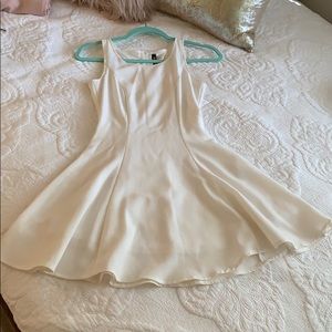 White A-Line Dress